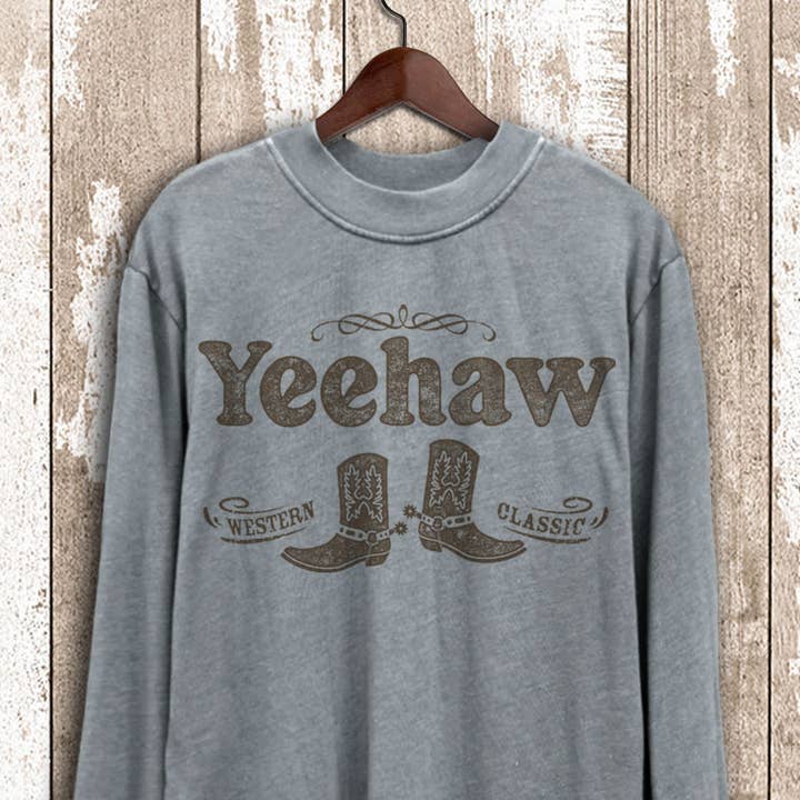 YEEHAW WESTERN SWEATSHIRTS - HL50184SW for wholesale by HRTandLUV