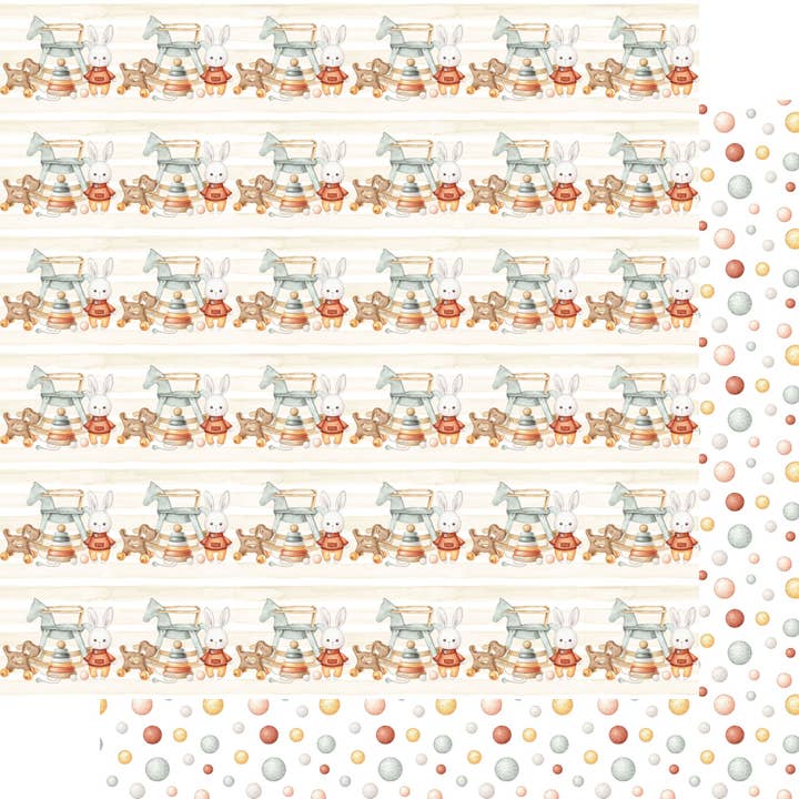 Oh, Baby! Collection Nursery Dreams 12 x 12 Double-Sided Scrapbook Paper by SSC Designs - 15 Pack for wholesale by SSC Wholesale