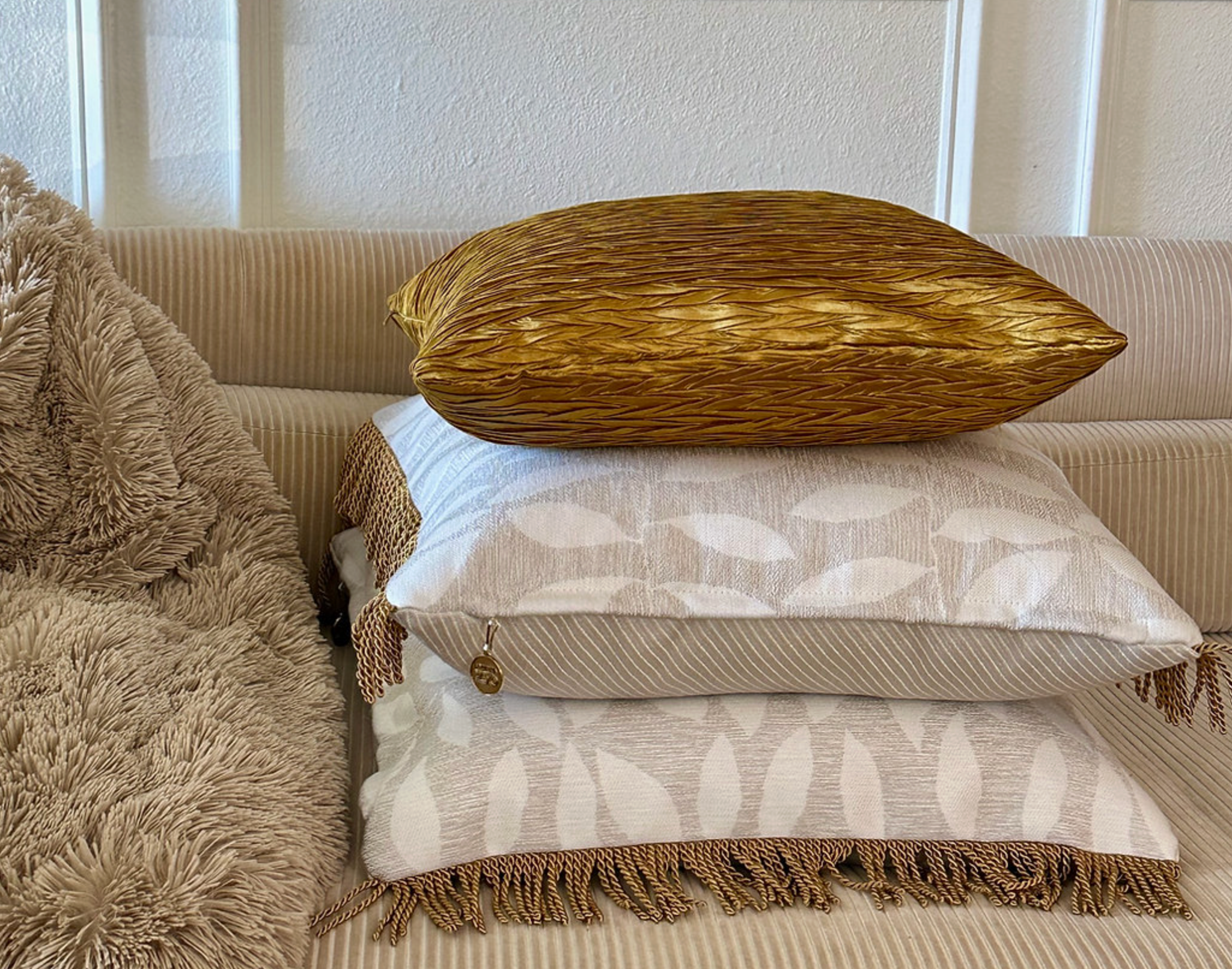 American Prosperity Pillow - America 250 licensee - Wholesale Throw/Decorative Pillow - Liberty Lux American Prosperity Pillow Indoor Neutrals7