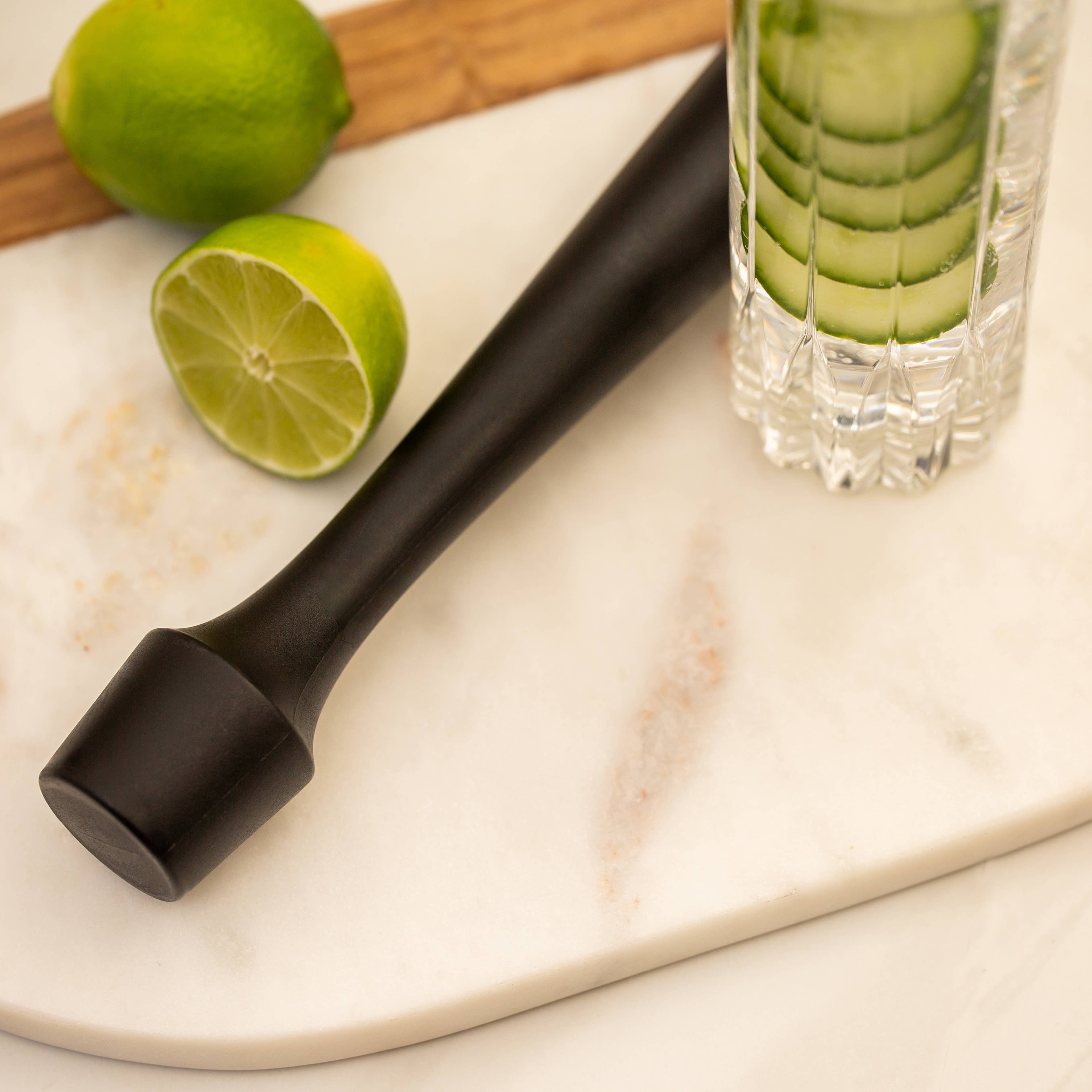 A Bar Above – wholesale Muddler – Cocktail Muddler, Extra Long Plastic - Black1