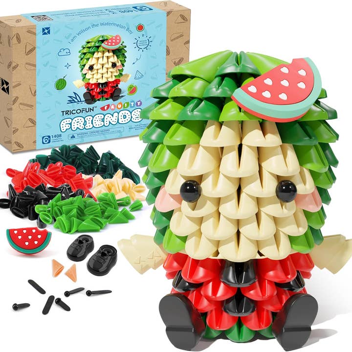 Tricofun – wholesale Building set – Child – TRICOFUN™ Fruity Friends Wilson the Watermelon Boy - 1408