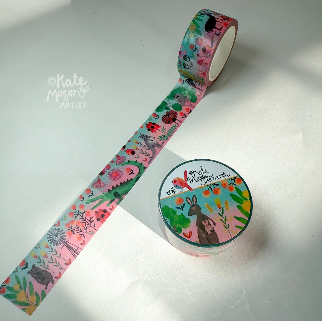 Kate Mason Artist - Wholesale Washi Tape - Australian Flora & Fauna WASHI TAPE 2