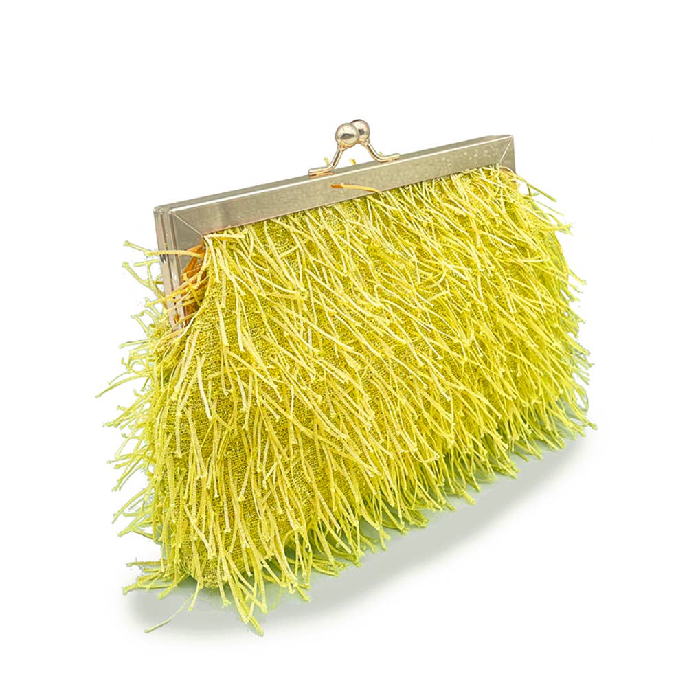 Belle Trading Ltd – Bolsa - Mulher por atacado – Clutch Louise com Fecho de Pressão e Brilho7