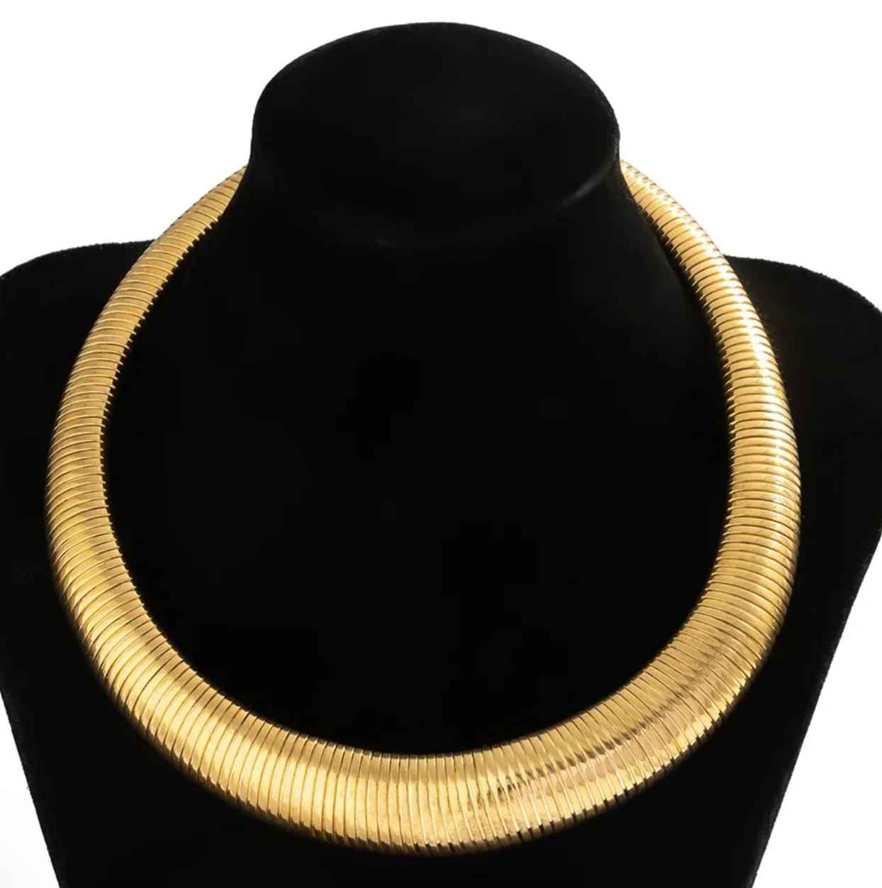 HoopLa - Wholesale Choker/Collar - Omega Cobra MEGA- Collar necklace- Stainless Steel 6