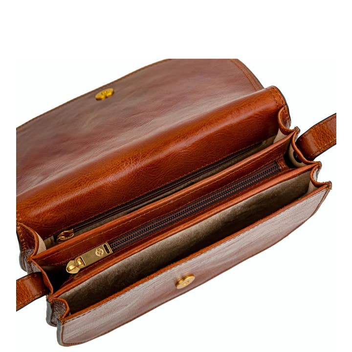 Time Resistance - Wholesale Crossbody Bag - Women's - Leather Saddle Bag for Women - Moonfleet24