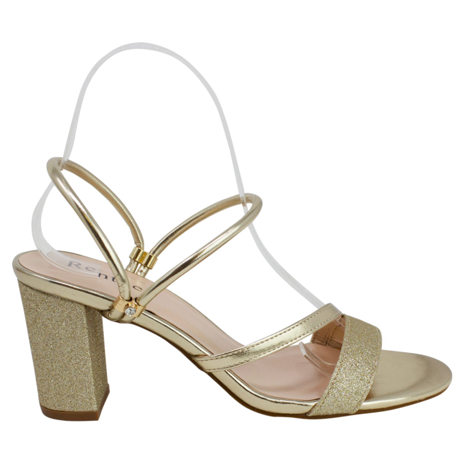 Rentoes - Vendita all'ingrosso Tacchi alti - Donna - Sandalo da donna imbottito con tacco largo XF-214