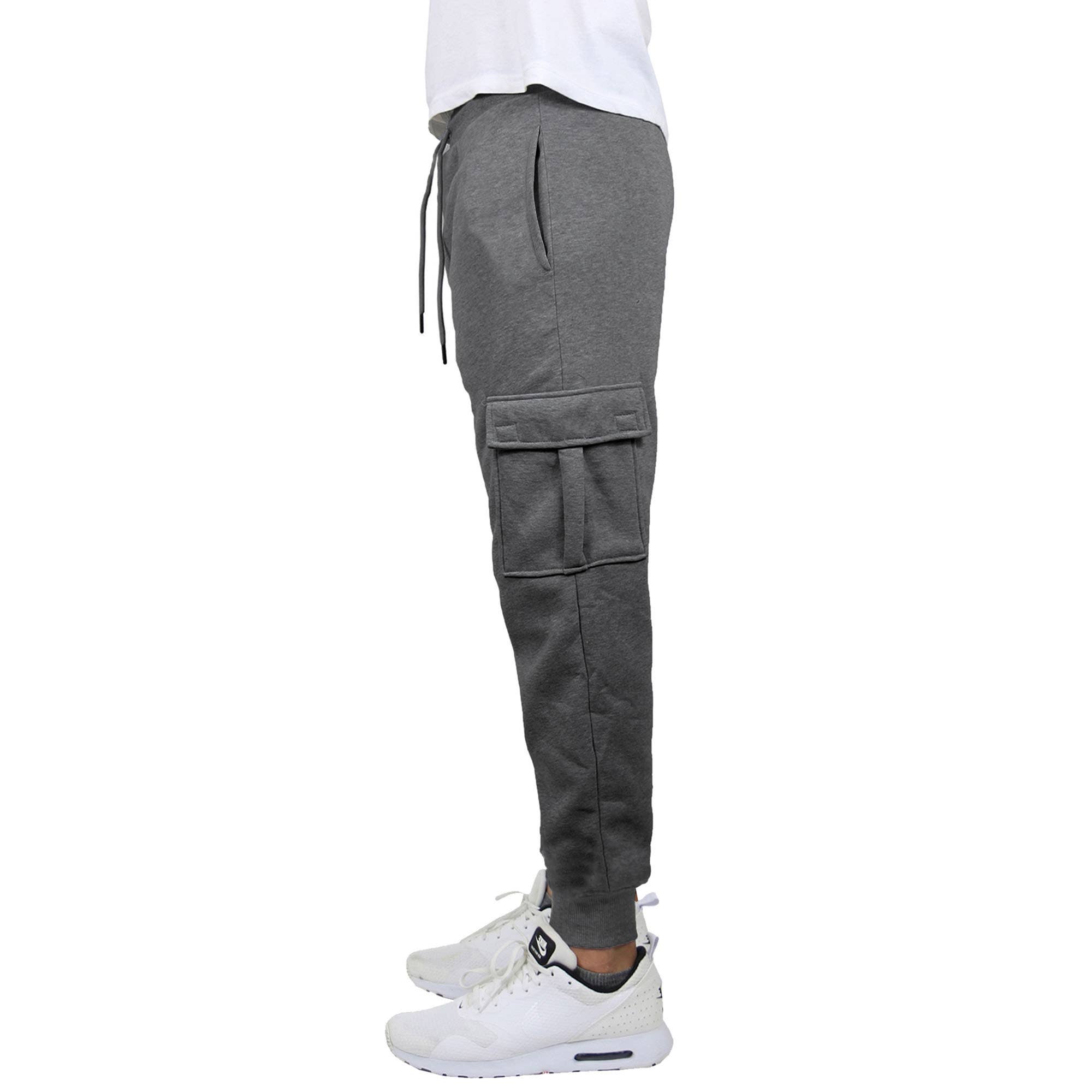 Galaxy By Harvic - Wholesale Athletic Sweatpants/Joggers - Men's -  Men's Fleece-Lined Cargo Jogger Sweatpants12