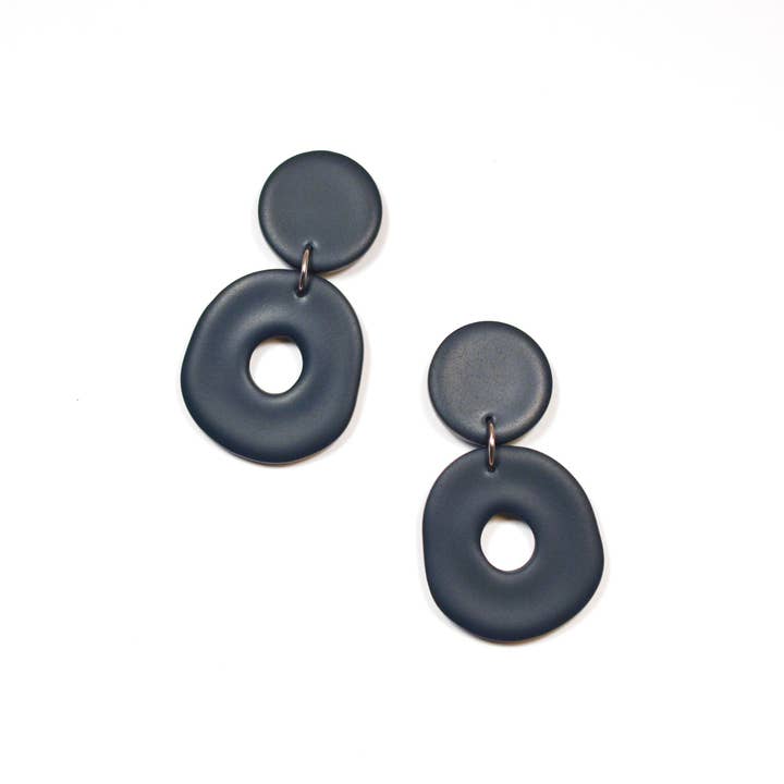 Camille Hay Jewelry - Wholesale Dangle Earrings - Organic Drop Hoops