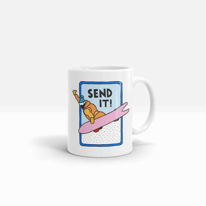 Send it Ceramic Mug for wholesale by Alimo