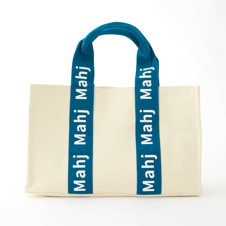 Oh My Mahjong - Wholesale Tote Bag - Women's - Teal Mahj it all Bag