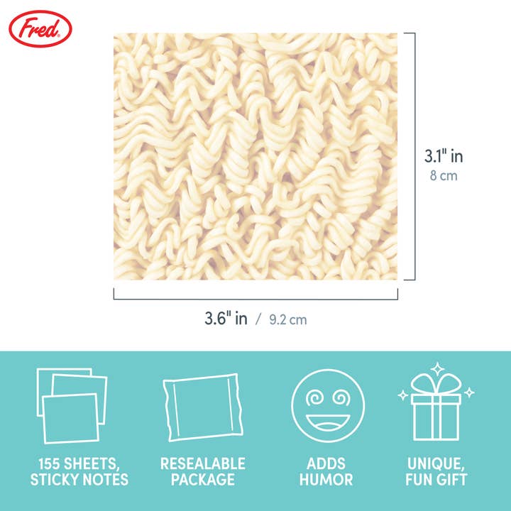 Fred & Friends - Wholesale Sticky Notes - Ramen Notes - Sticky Notes
