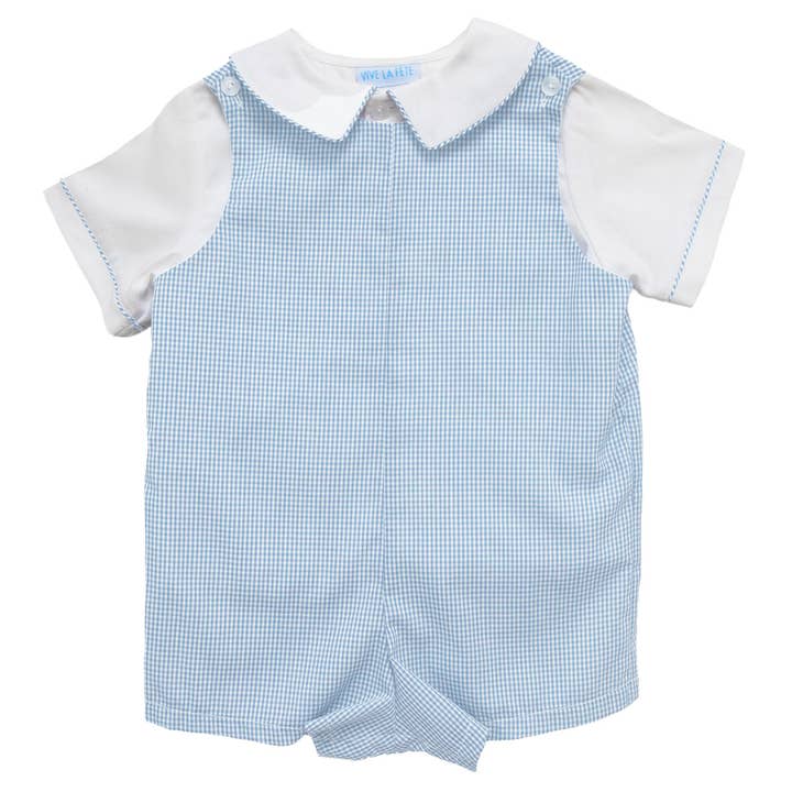 Vive La Fete - Wholesale Clothing Set - Baby - Boys Shortall & White Shirt1