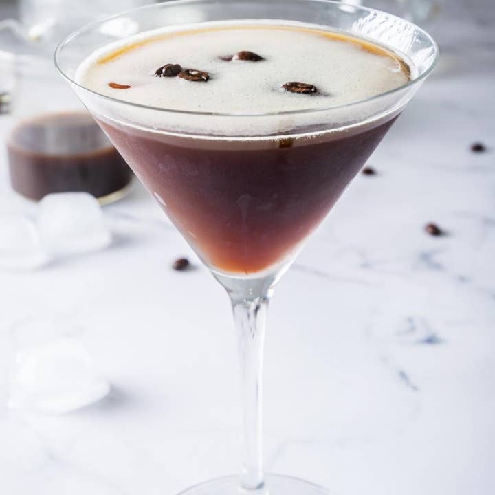 SPOOKY Craft Cocktail Mixes - Wholesale Cocktail Mix/Syrup - SPOOKY Espresso Martini (32oz 6-pack)2