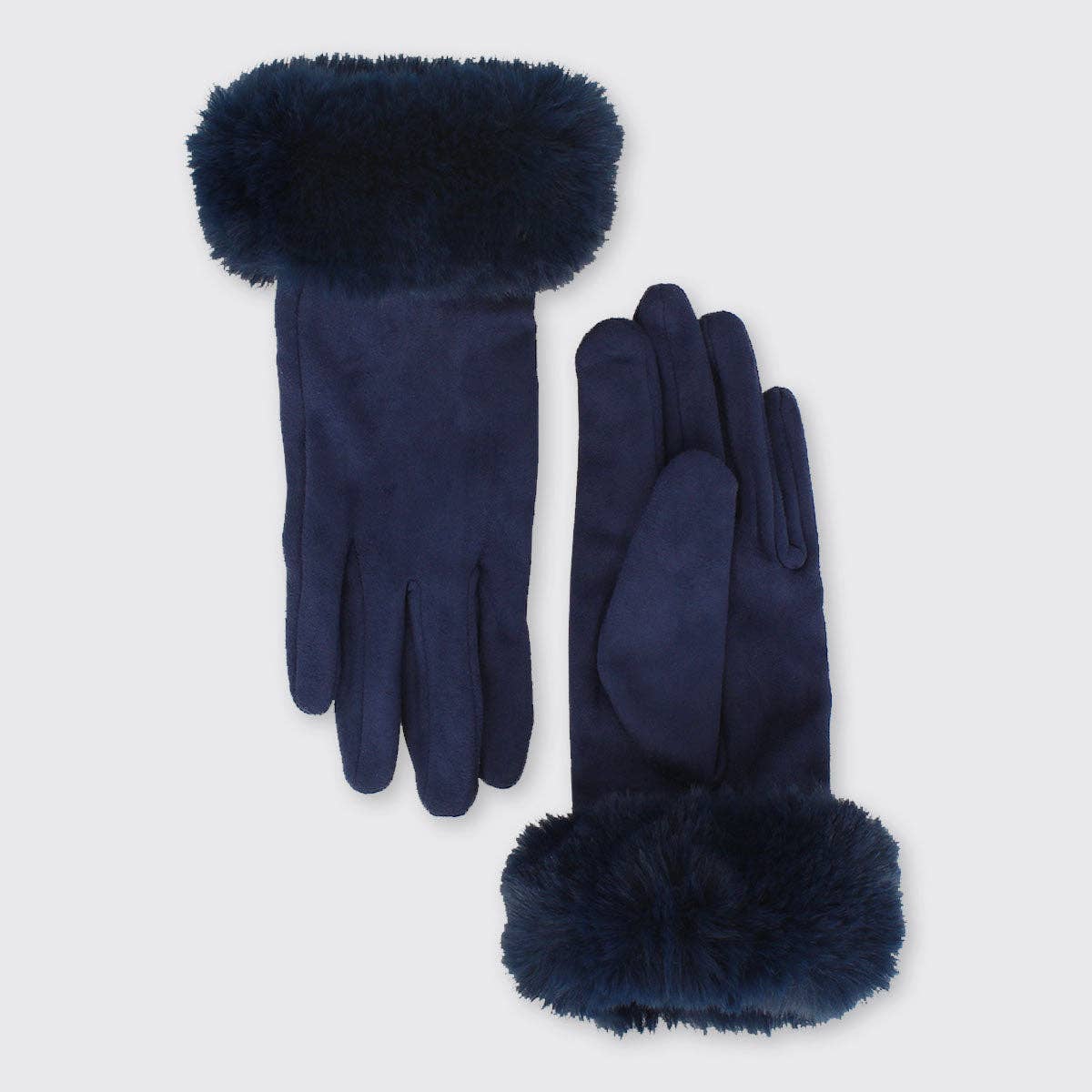 Forever England / Millie Mae – wholesale Gloves – Women's – Gloves with Faux Fur Edge2