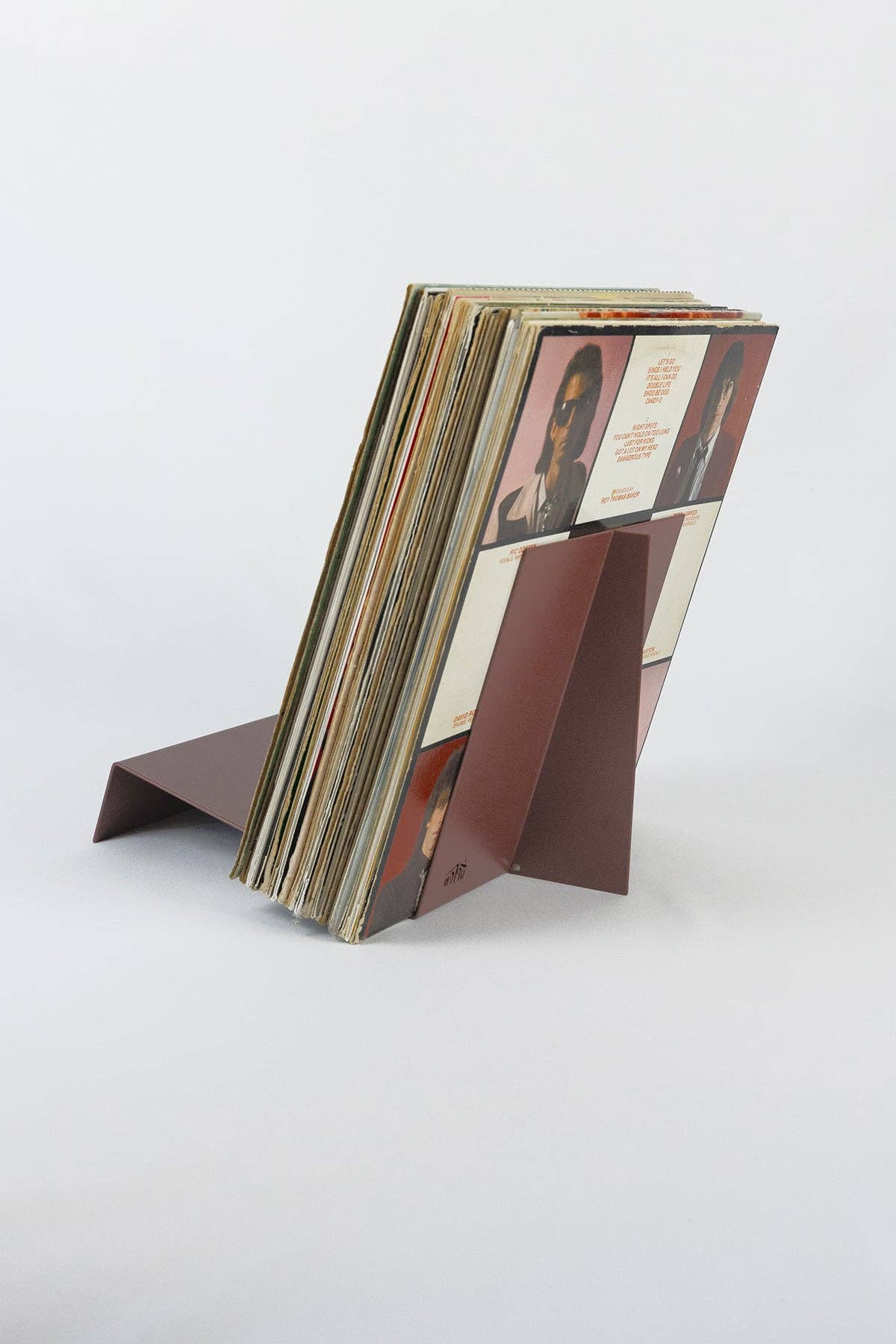 Upton - Wholesale Magazine Rack - LP Stand - Rose5