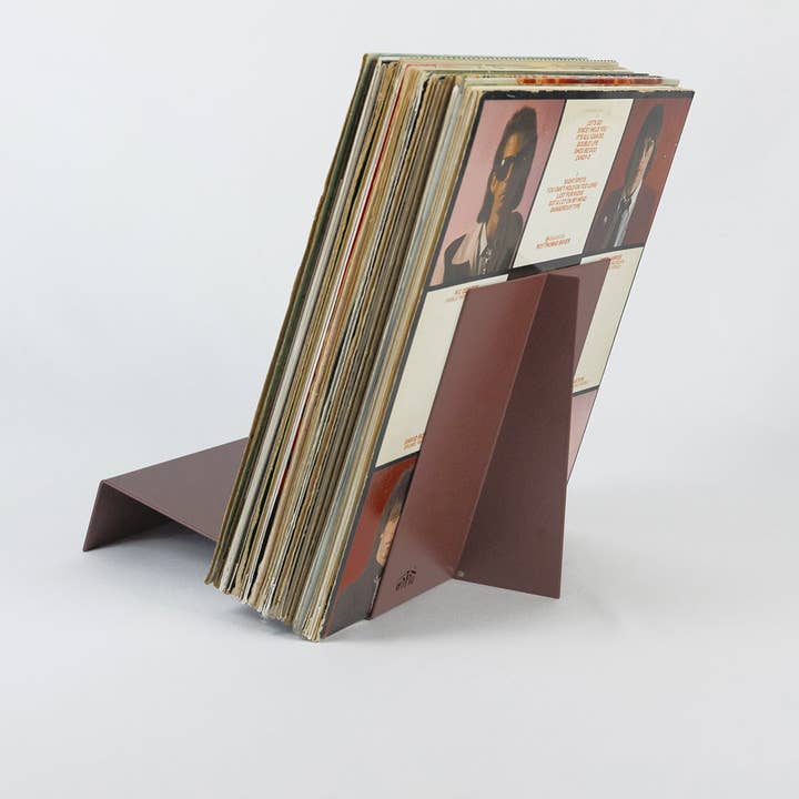 Upton - Wholesale Magazine Rack - LP Stand - Rose5