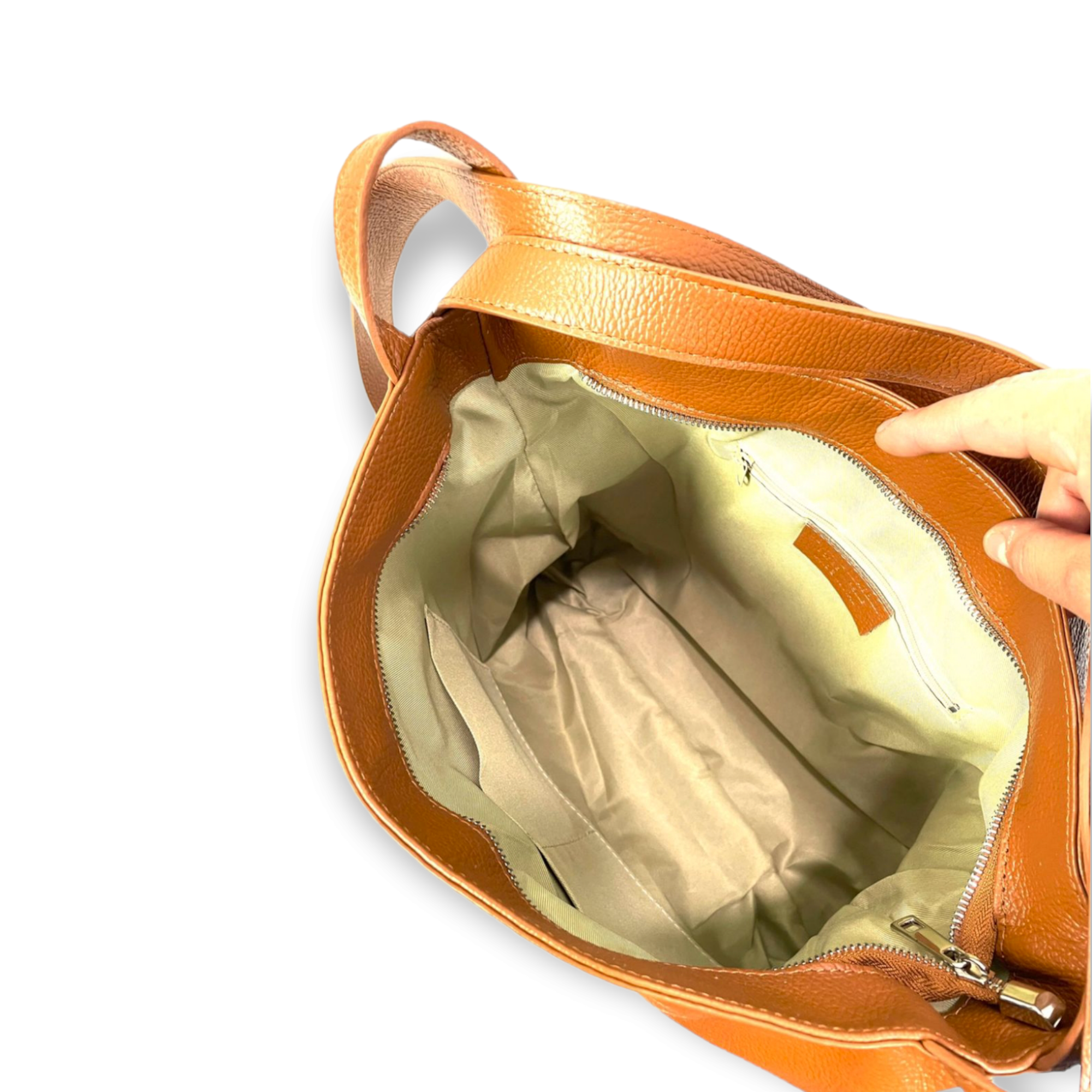 Chenson & Gorett – wholesale Shoulder bag – women's – Large Genuine Leather Hobo Bag Convertible into Backpack10