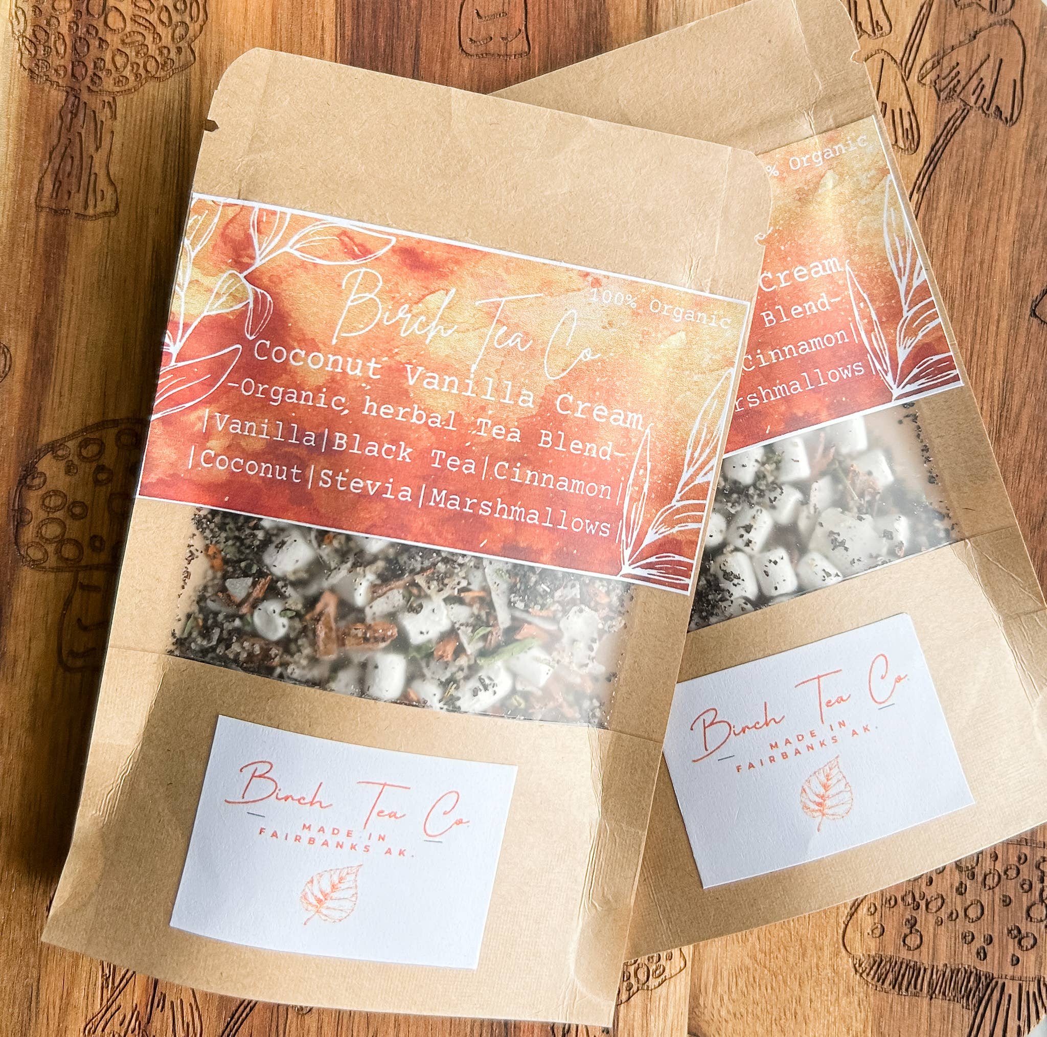 Birch Tea Co. - Wholesale Loose Tea - Coconut Vanilla Cream - Black Tea Loose Leaf Tea Blend4