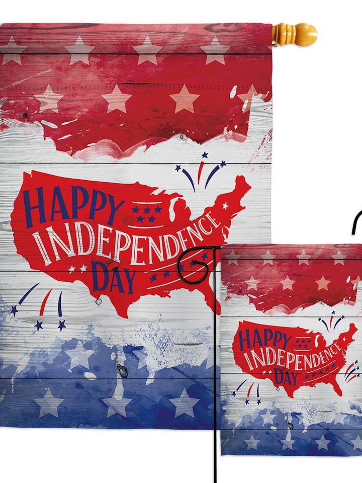 Feliz Estados Unidos Americana Fourth of July Decor Flag por atacado de Two Group Flag Co