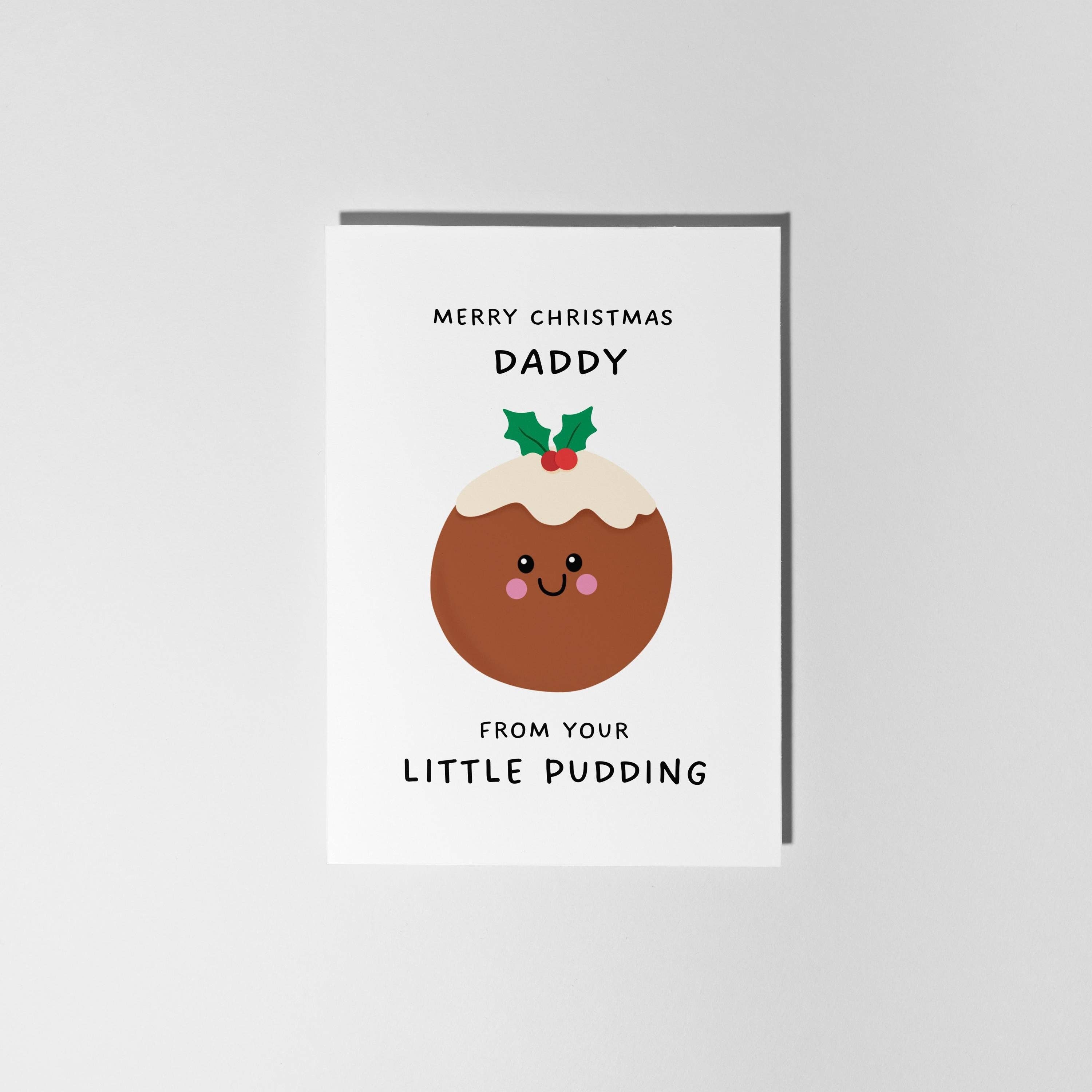 PulpKo - Venta al por mayor Tarjetas de Navidad - Feliz Navidad Papá De Tu Pequeño Pudin Tarjeta2