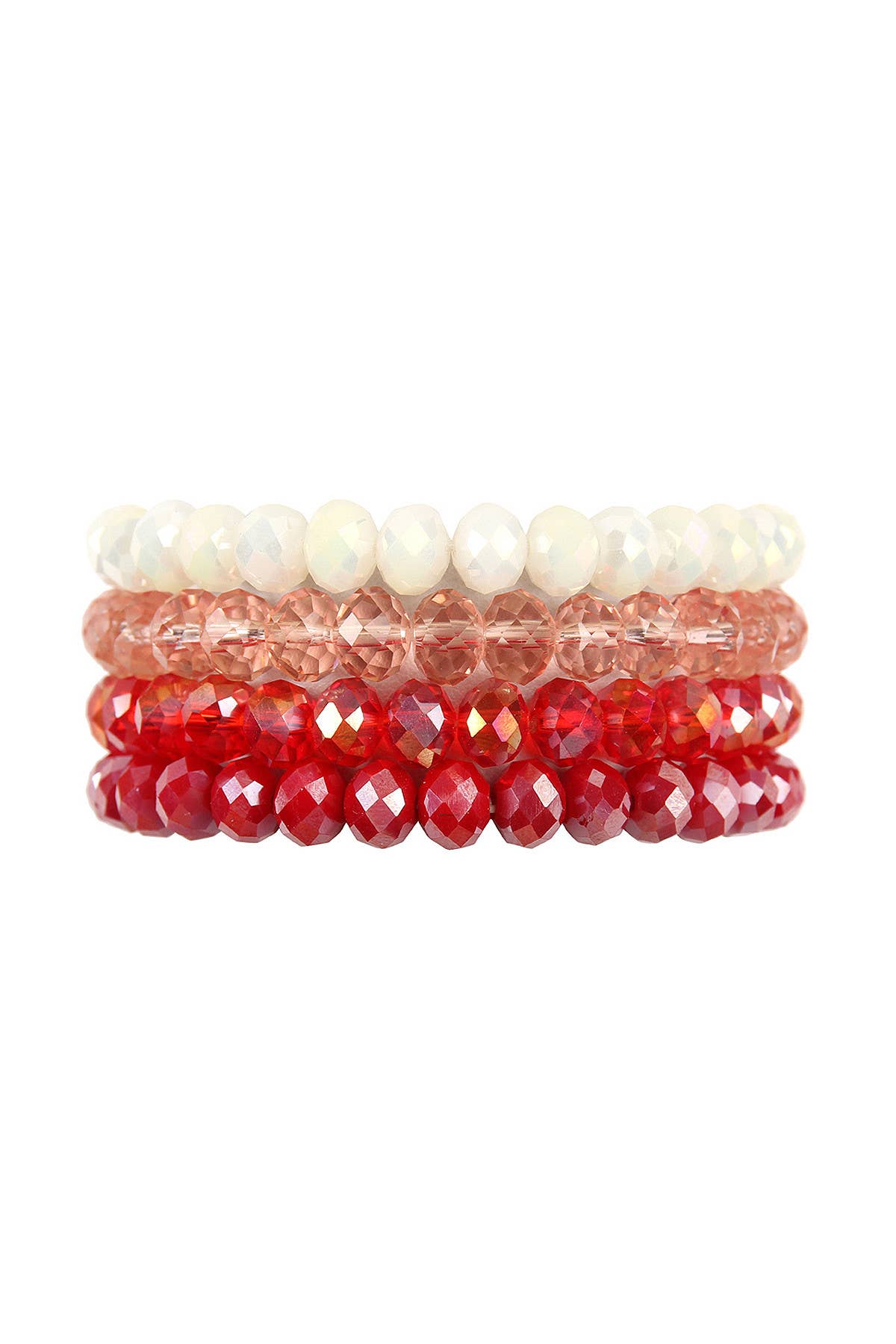 Love and Repeat - Vente Bracelet de perles - BRACELET EXTENSIBLE QUATRE LIGNES DE PERLES DE CRISTAL10