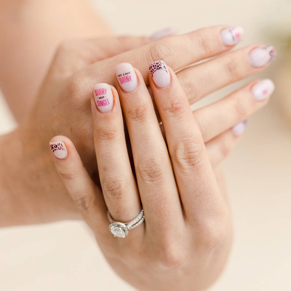 Weddingstar Inc. - Wholesale Nail art/sticker - Zelfklevende vrijgezellenfeest nagelstickers - Glam Squad2