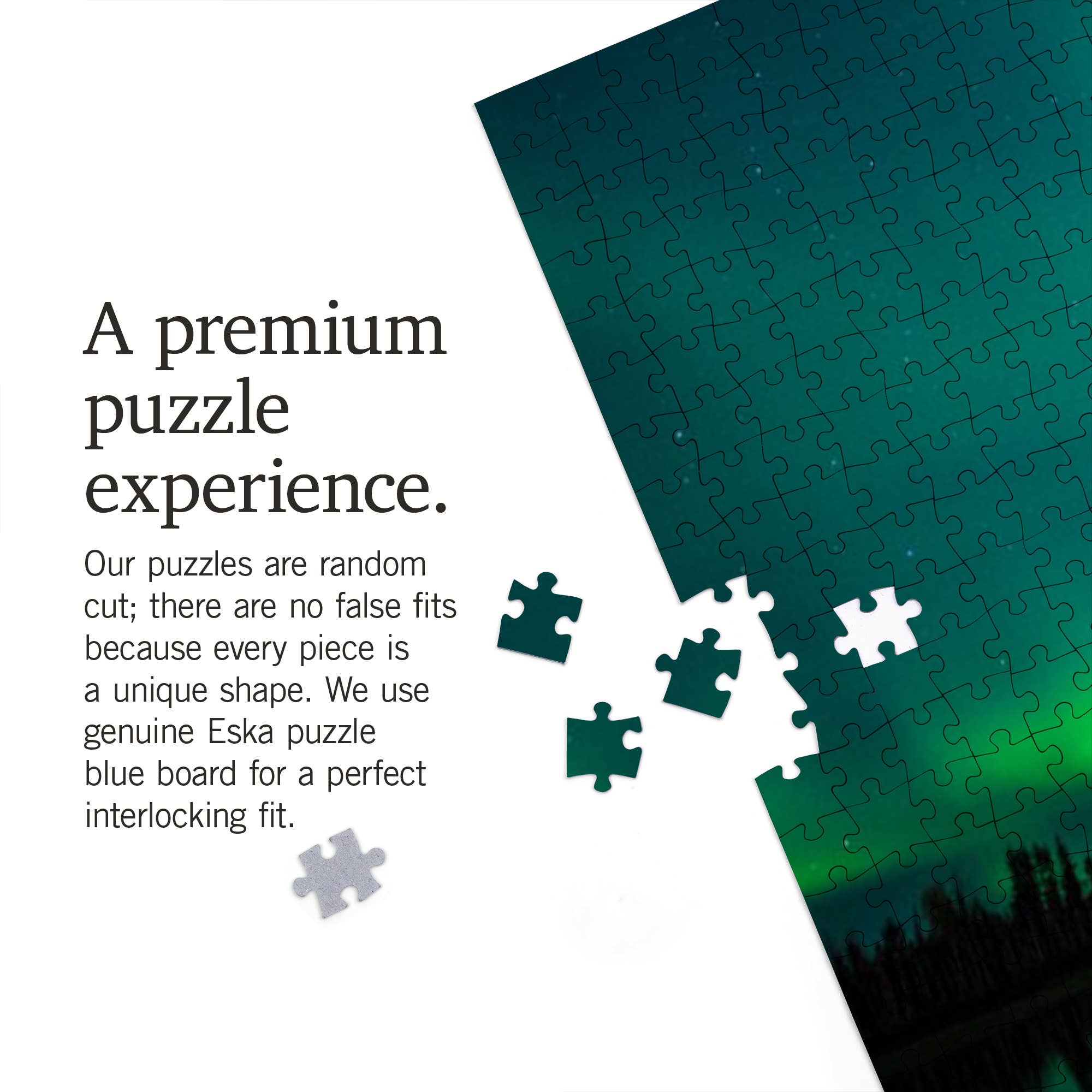 Lantern Press – wholesale Puzzle – Adult – 1000 PIECE PUZZLE Minnesota, Northern Lights over Lake3