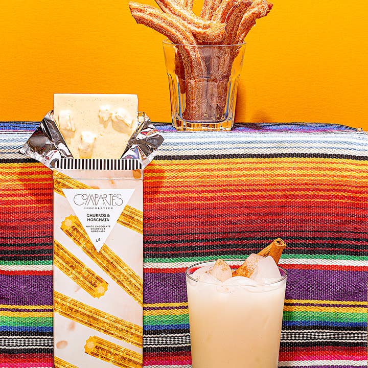 Compartes Chocolate - Wholesale Chocolate Bar - Churros and Horchata Chocolate Bar