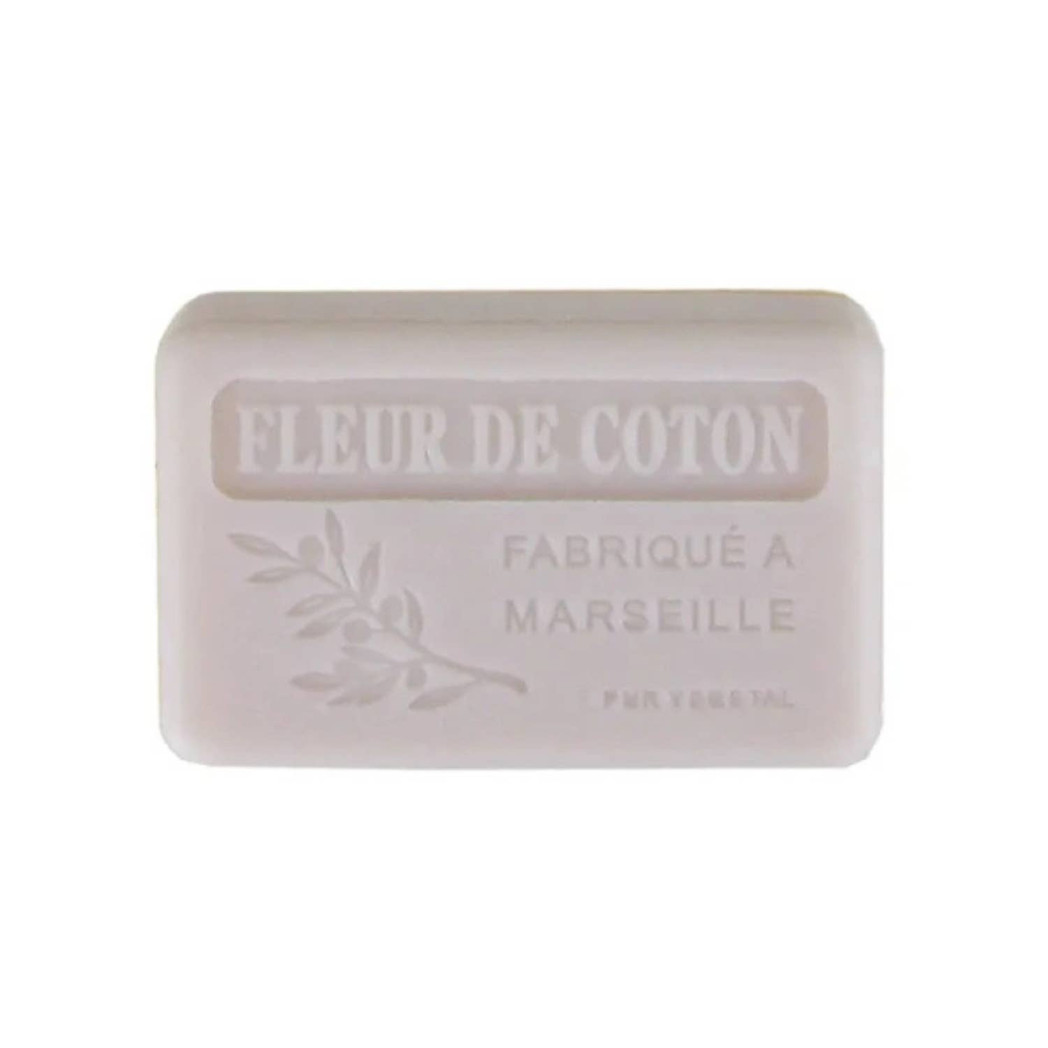 FAIRSAVONT eG. - Wholesale Bar Soap - Marseille Soap 125 g – Cotton Blossom (Savon de Marseille)