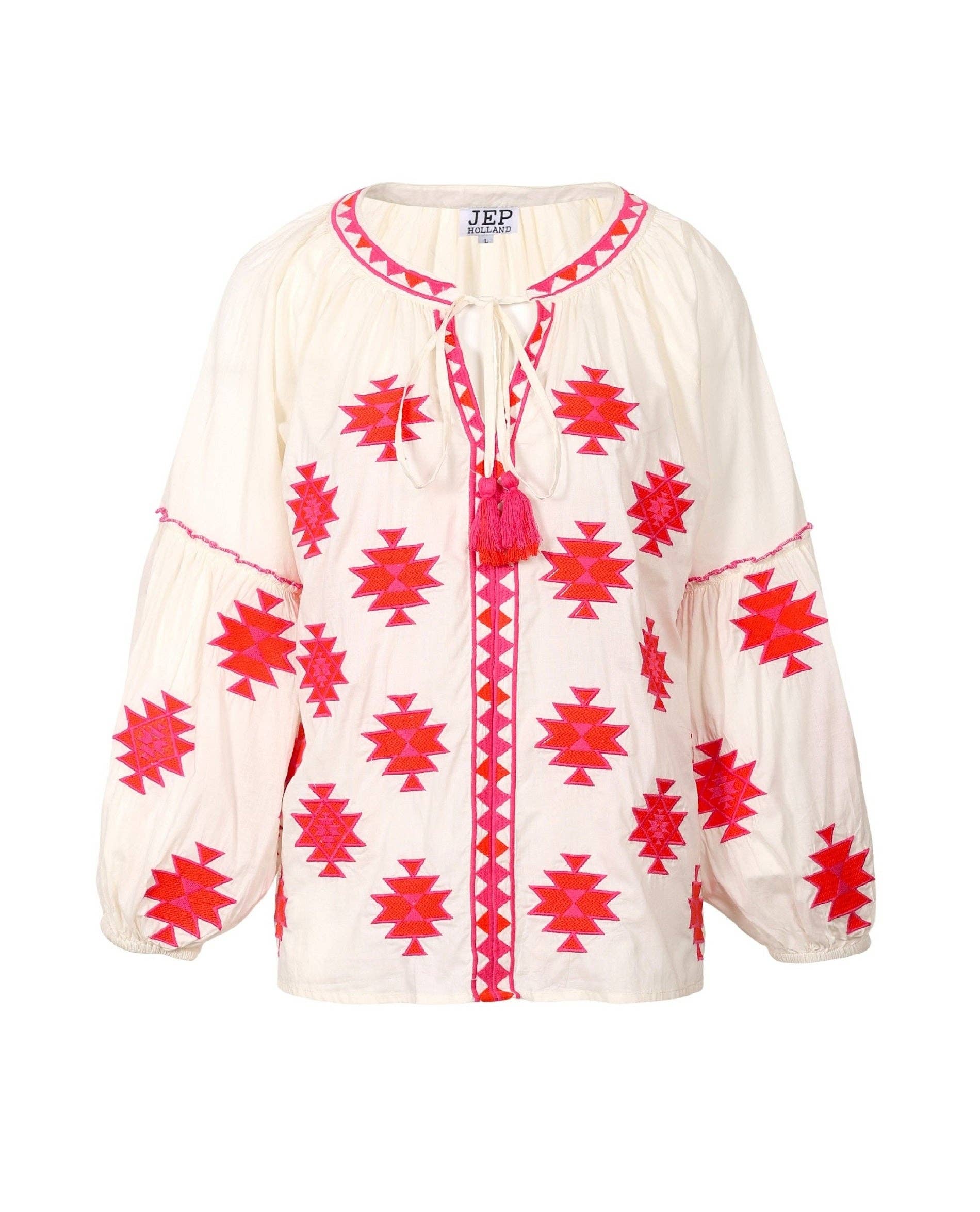 JEP Holland - Wholesale Blouse - Women's - Ines Off White Blouse PRE ORDER SS260