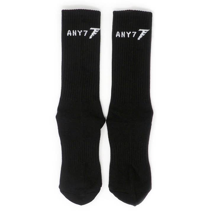 GROMMET SPORT SOCK - Black for wholesale by Any7