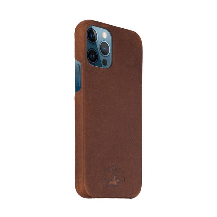 Westpolo Leather Apple Iphone 12 Pro Phone Case Tobacco for wholesale by WESTPOLO