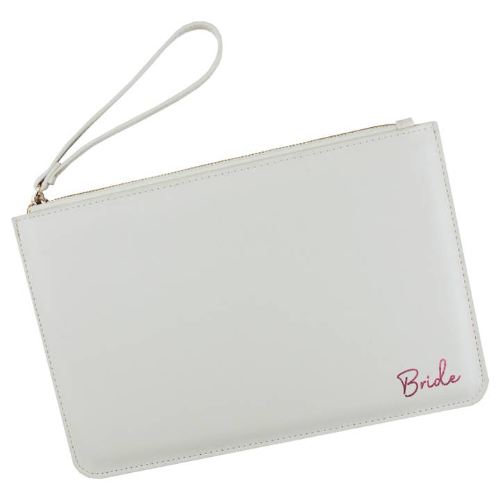 eBuyGB Craft Blanks - Wholesale Clutch Bag - Women's - Bride Clutch Bag Pouch Bridal Wedding Purse PU Leather1