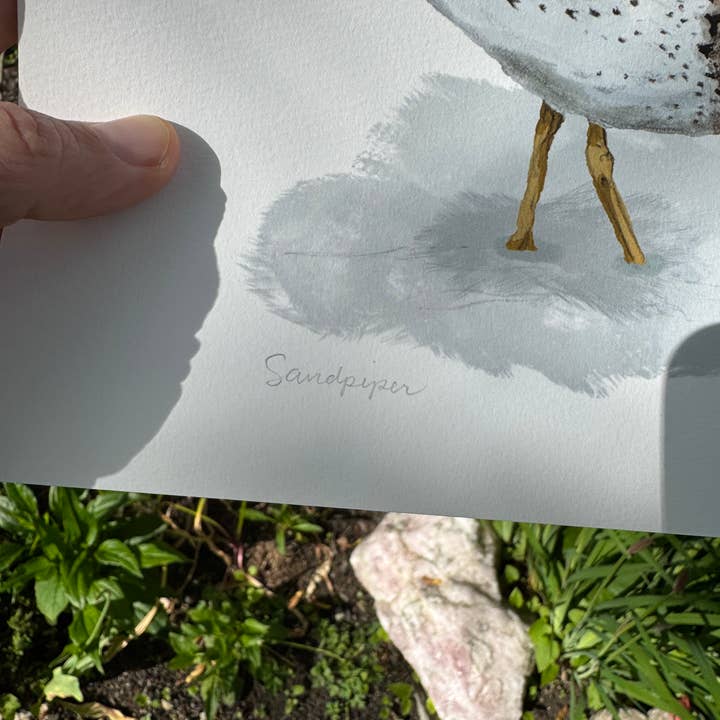 Portland Design Co - Wholesale Art Print - Sand Piper Signed Print1