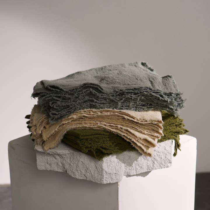 Maison Masarin - Wholesale Dinner & Cloth Napkin - French raw linen table napkin - spring summer collection5