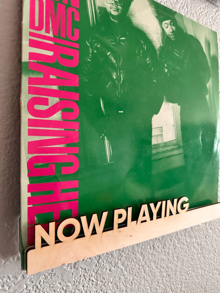 Now Playing Record Vinyl Display Shelf for wholesale by Hold Steady Designs