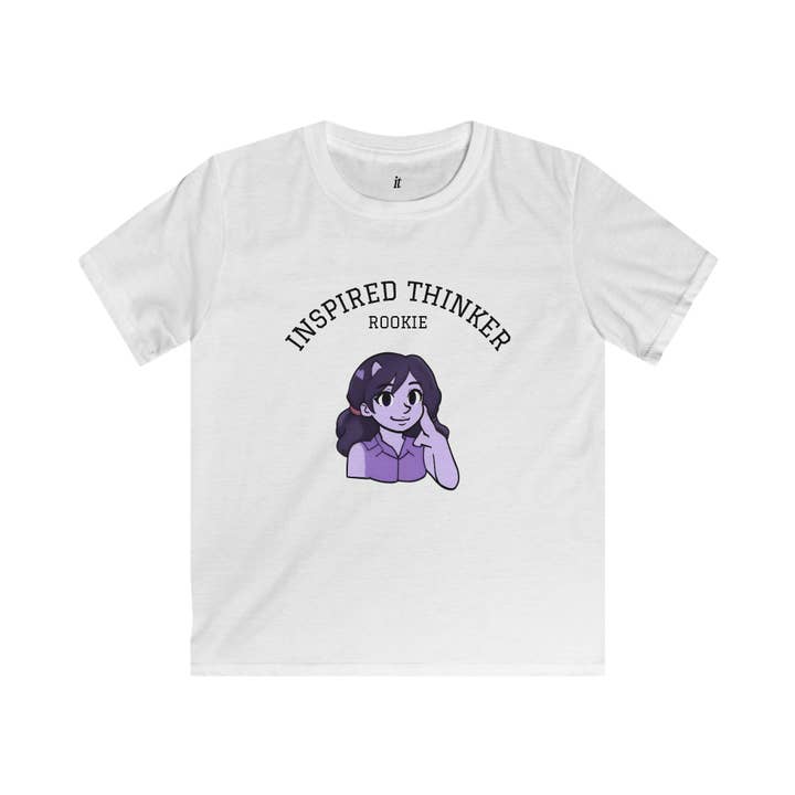"Inspired Thinker™ Girl Rookie" Graphic Shirt for wholesale by FASHION LINE OF SCRIMMAGE, "FLoS"