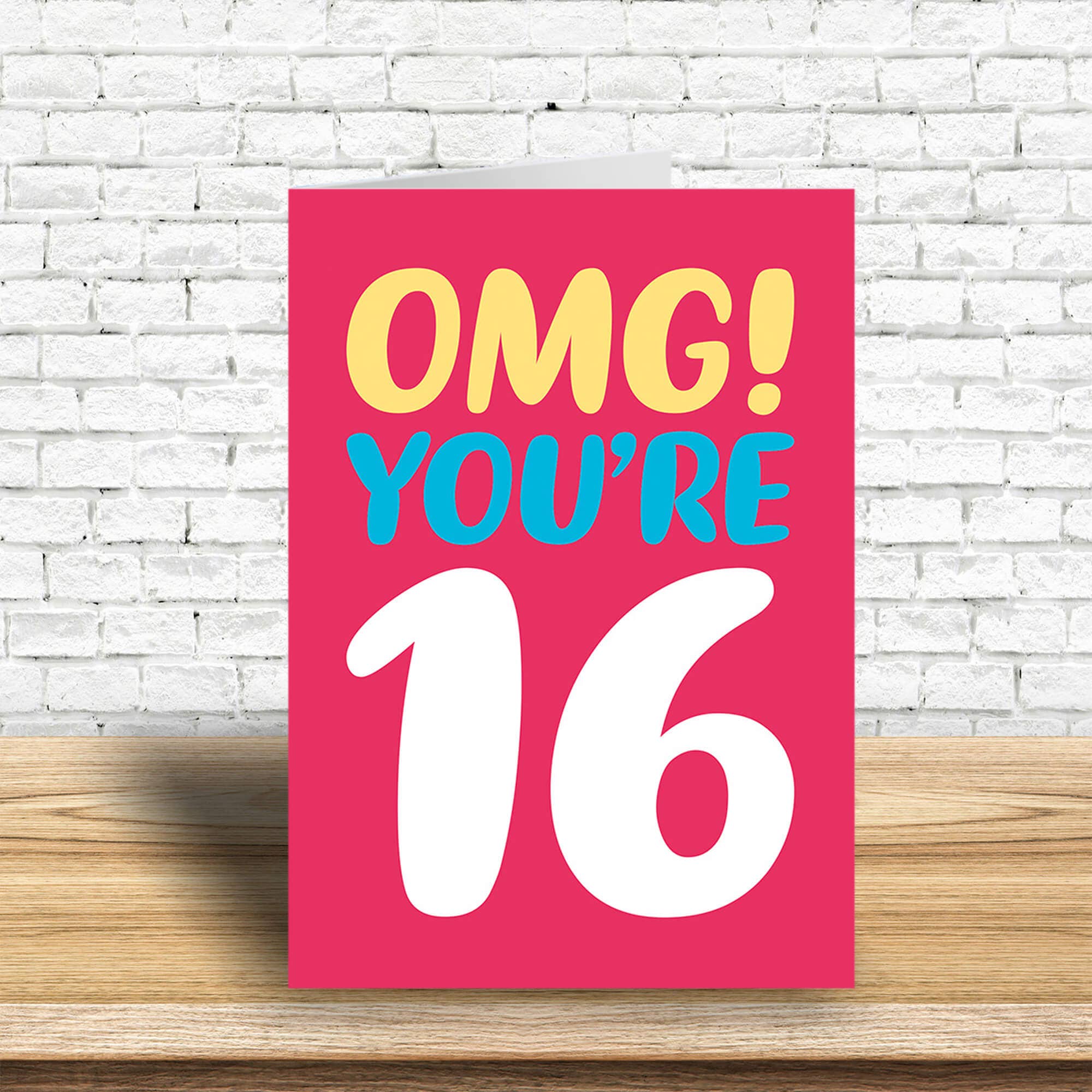 Dean Morris Cards - Vente Cartes d'anniversaire - Carte de vœux OMG You're 161