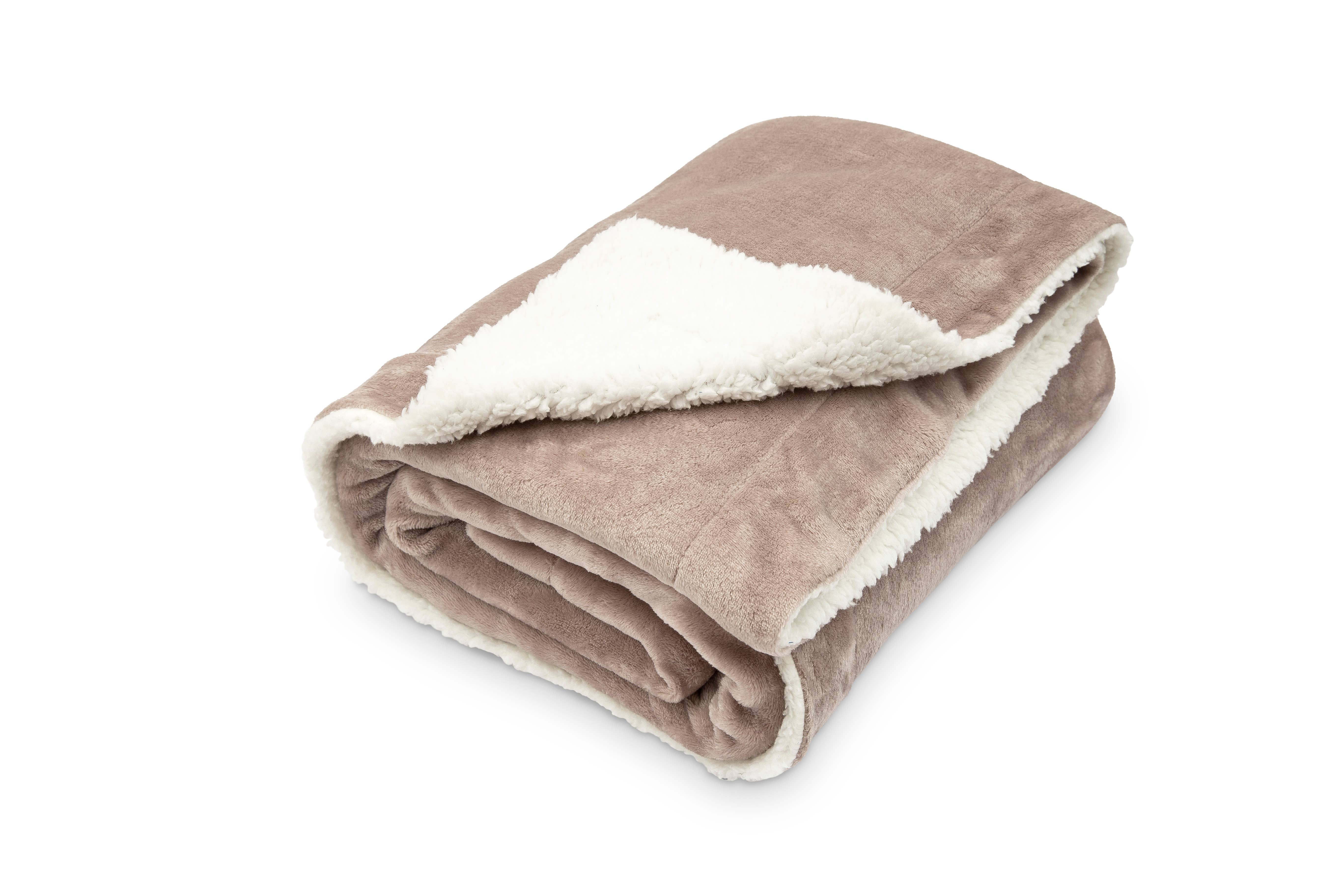 Weddingstar Inc. - Vendita all'ingrosso Plaid - Coperta Sherpa morbida e peluche ultra confortevole0