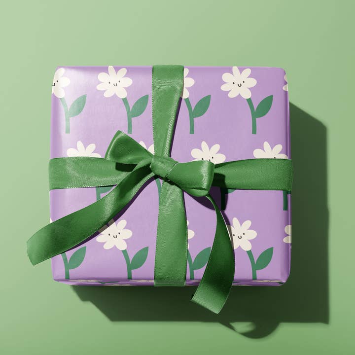 Geschenkpapier mit Blumenmotiv — Geschenkpapier — lustig — niedlich — geblümt für den Großhandel von Rumble Cards