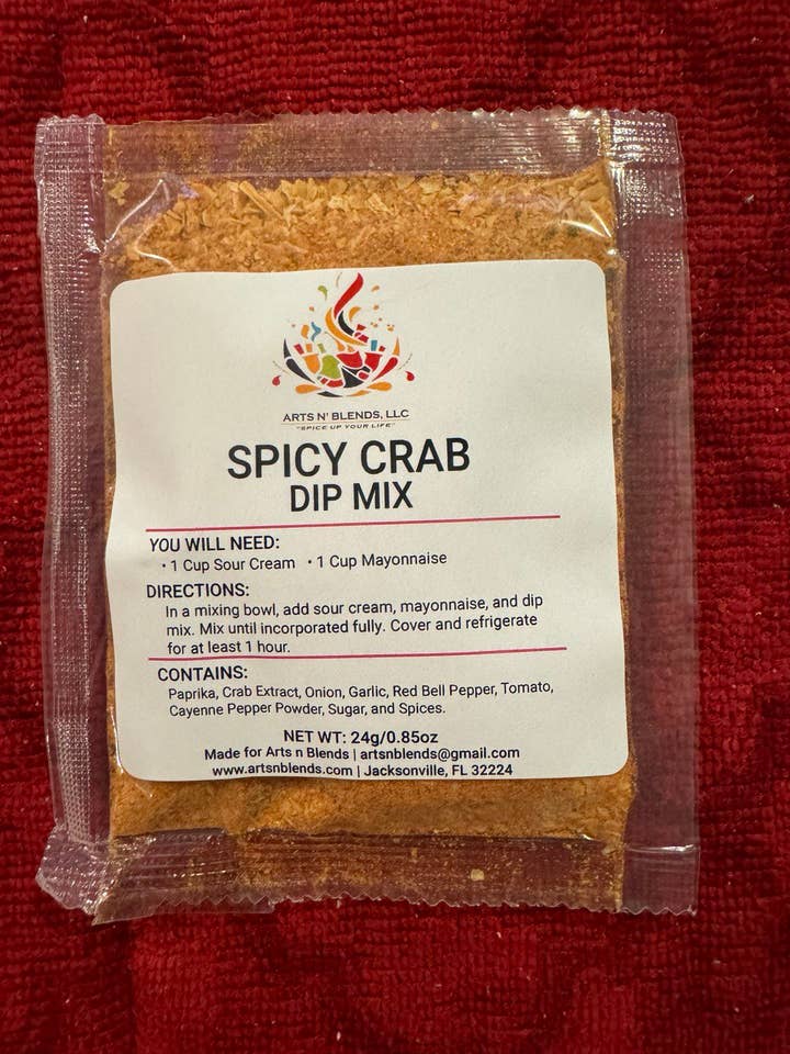 Spicy Crab Dip Mix for wholesale by Arts N' Blends