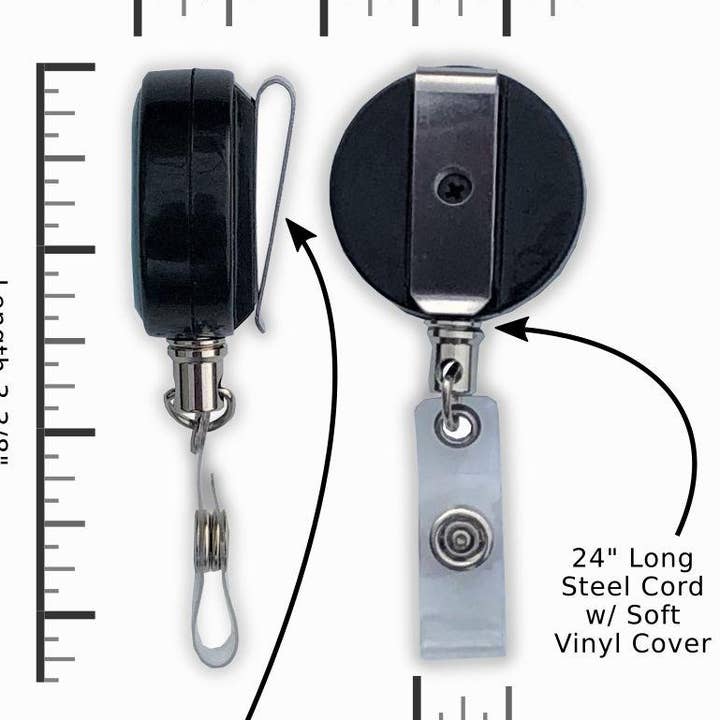 Caution X-Ray Badge Reel for wholesale by Rad Girl Creations