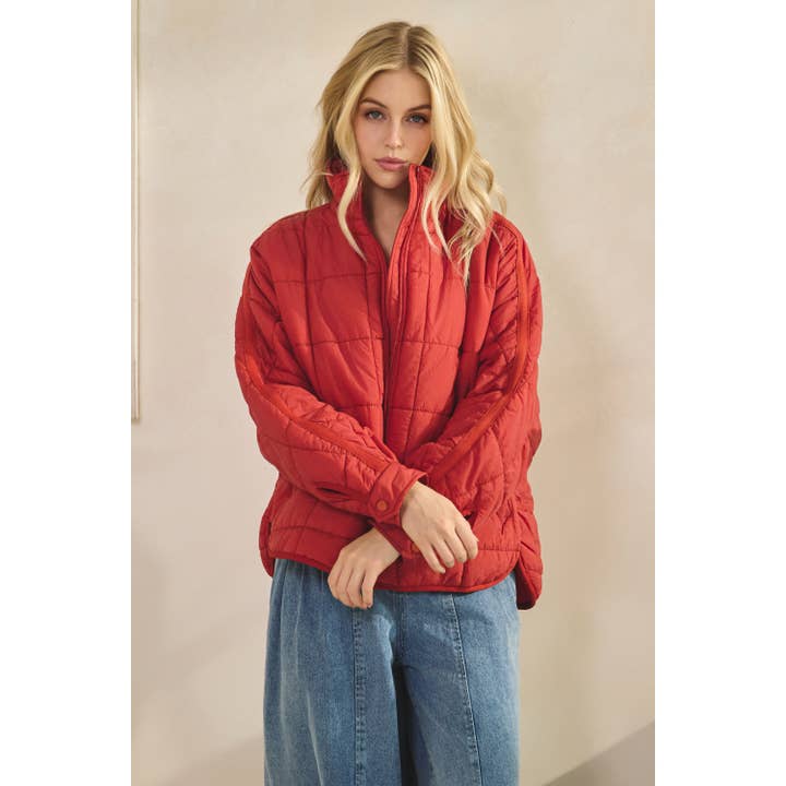 Veveret – wholesale Jacket – Women's – Zip Up Packable Puffer Jacket7