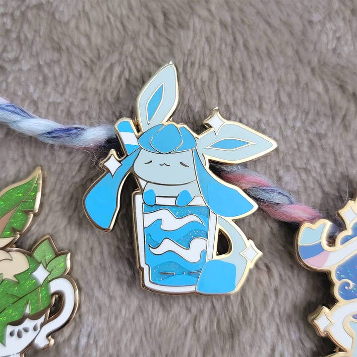 Xhilyn - Wholesale Lapel Pin/Button - Eeveelution Full Set Pins4