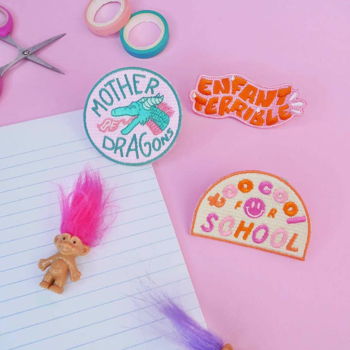 MALICIEUSE - Vente Écusson - Patch Thermocollant Mother Of Dragons1