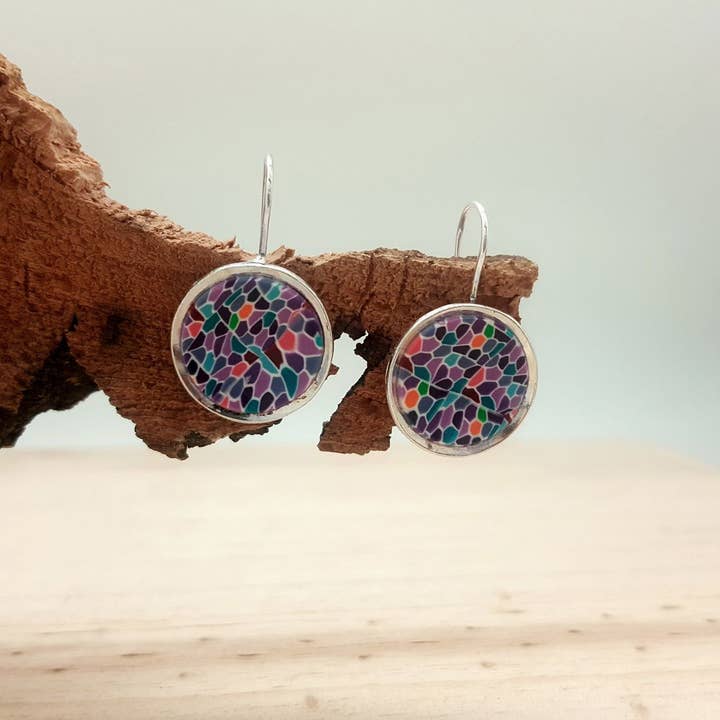 PASTACUITA – Engroshandel Hængeøreringe og creoløreringe – Modernistiske runde kroge øreringe, „Barcelona“ stil2