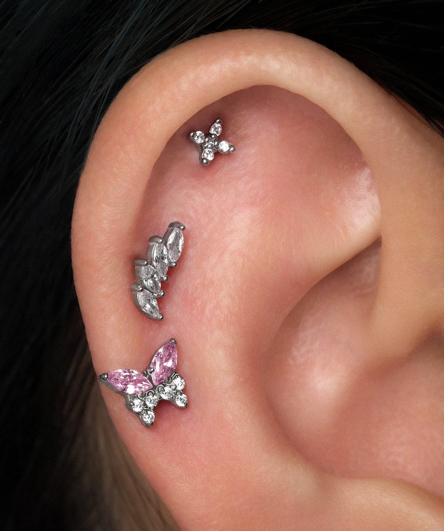 oumo jewelry - Wholesale Stud/Post Earrings - Marquise Titanium Stud1