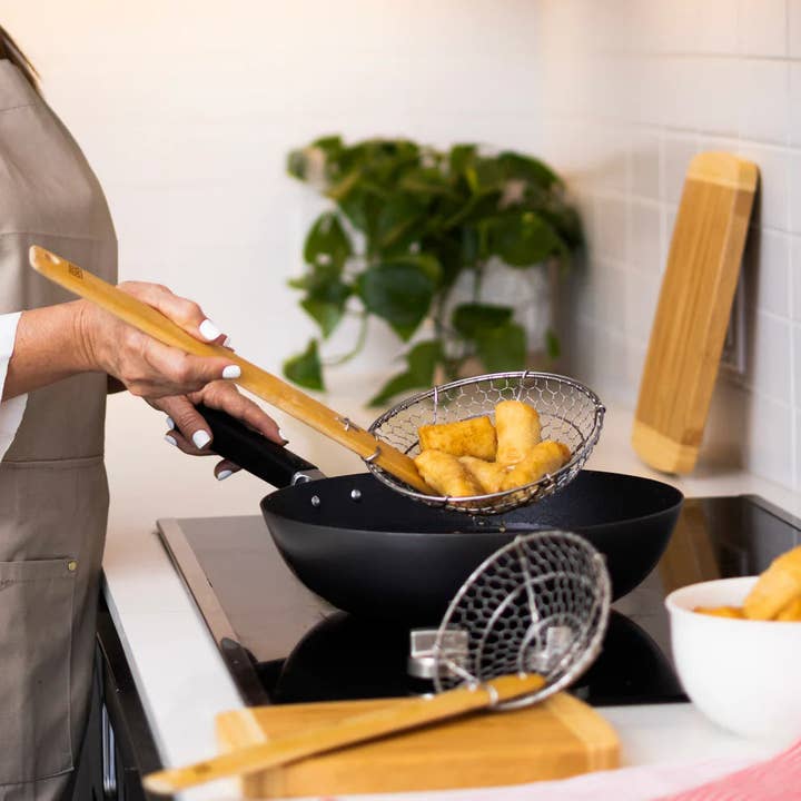 EcoQuality – Engroshandel Køkkenredskab – J30-0036/J30-0037, 5" & 7" Joyce Chen rustfrit stål spidssi.3