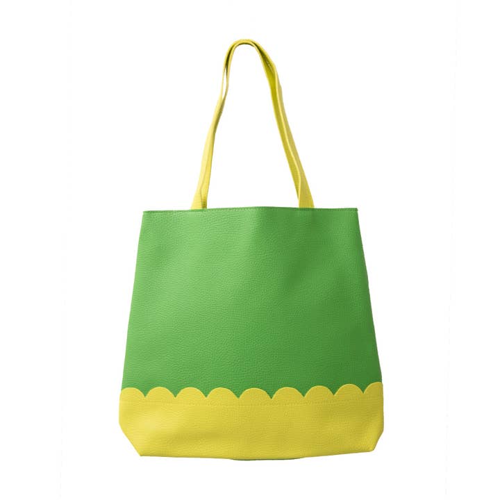 Mainstreet Collection - Wholesale Tote Bag - Women's - SPRING SCALLOP HANDBAG PREPACK 12PC11