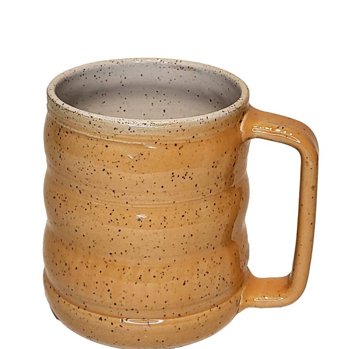 Stoney Ridge Pottery - Vente Tasse à café - Mug à café ondulé en grès fait main2